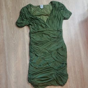 Halston Heritage green cocktail dress M